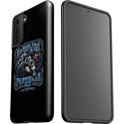 Liquid Blue NFL Carolina Panthers Running Back Galaxy S21 FE Pro Case