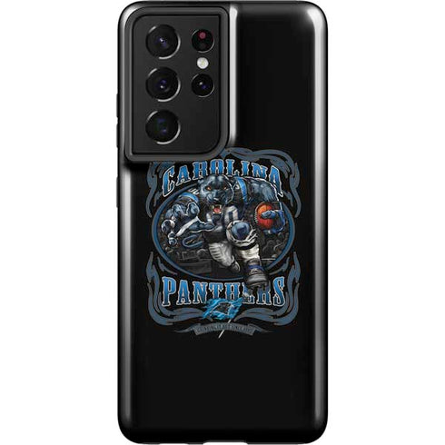 Liquid Blue NFL Carolina Panthers Running Back Galaxy S21 Ultra 5G Pro Case