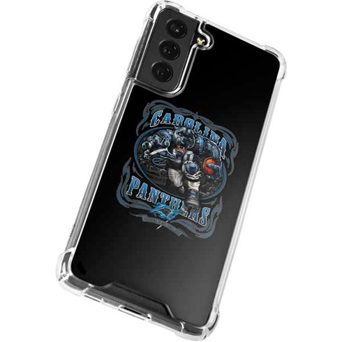 Liquid Blue NFL Carolina Panthers Running Back Galaxy S22 Clear Case