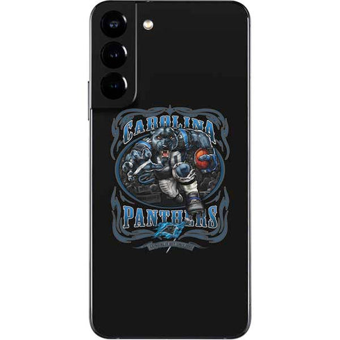 Liquid Blue NFL Carolina Panthers Running Back Galaxy S22 Plus Skin