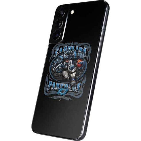 Liquid Blue NFL Carolina Panthers Running Back Galaxy S22 Plus Skin