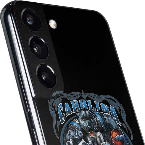 Liquid Blue NFL Carolina Panthers Running Back Galaxy S22 Plus Skin