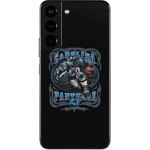 Liquid Blue NFL Carolina Panthers Running Back Galaxy S22 Skin