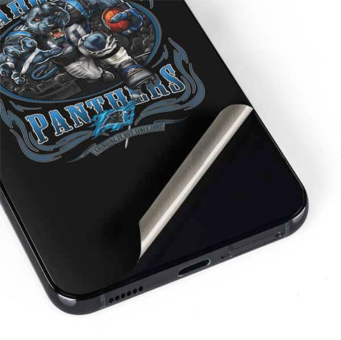 Liquid Blue NFL Carolina Panthers Running Back Galaxy S22 Skin