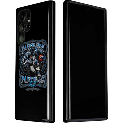 Liquid Blue NFL Carolina Panthers Running Back Galaxy S22 Ultra Pro Case