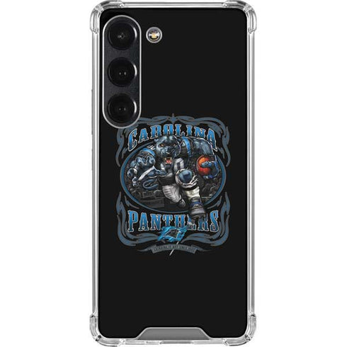 Liquid Blue NFL Carolina Panthers Running Back Galaxy S23 Clear Case