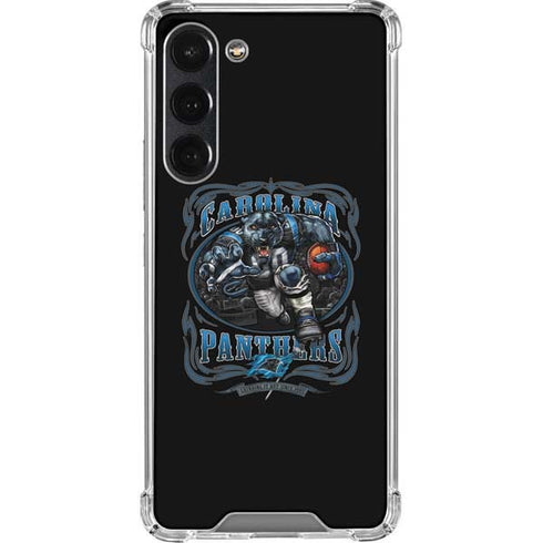 Liquid Blue NFL Carolina Panthers Running Back Galaxy S23 Plus Clear Case