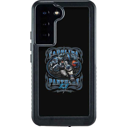 Liquid Blue NFL Carolina Panthers Running Back Galaxy S23 Plus Waterproof Case
