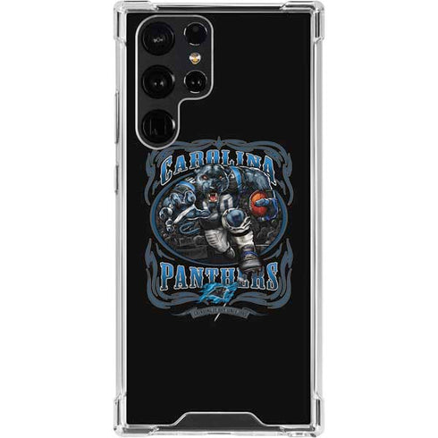 Liquid Blue NFL Carolina Panthers Running Back Galaxy S24 Ultra Clear Case