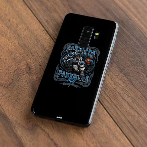 Liquid Blue NFL Carolina Panthers Running Back Galaxy S9 Plus Skin