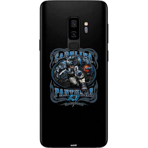 Liquid Blue NFL Carolina Panthers Running Back Galaxy S9 Plus Skin