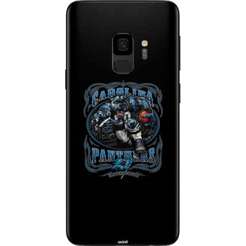 Liquid Blue NFL Carolina Panthers Running Back Galaxy S9 Skin