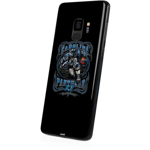 Liquid Blue NFL Carolina Panthers Running Back Galaxy S9 Skin