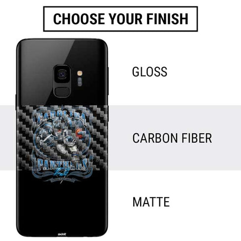 Liquid Blue NFL Carolina Panthers Running Back Galaxy S9 Skin
