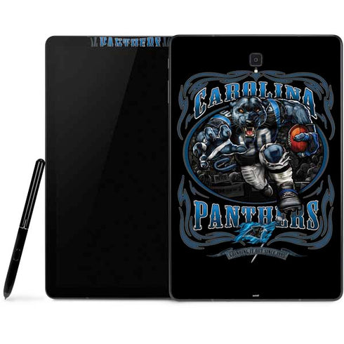 Liquid Blue NFL Carolina Panthers Running Back Samsung Galaxy Tab Skin