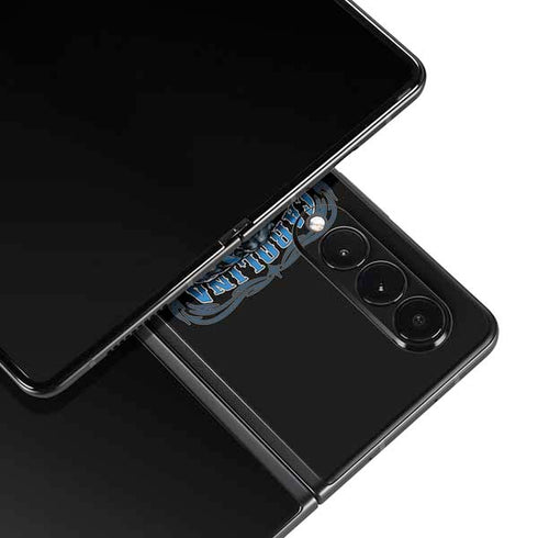 Liquid Blue NFL Carolina Panthers Running Back Galaxy Z Fold3 5G Skin