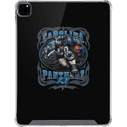 Liquid Blue NFL Carolina Panthers Running Back iPad Pro 12.9in (2020) Clear Case