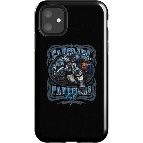 Liquid Blue NFL Carolina Panthers Running Back iPhone 11 Impact Case