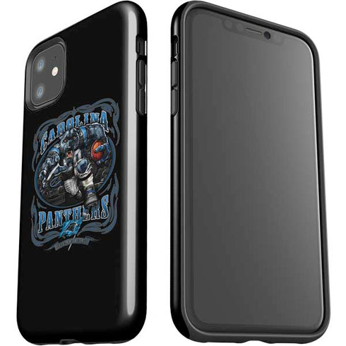 Liquid Blue NFL Carolina Panthers Running Back iPhone 11 Impact Case