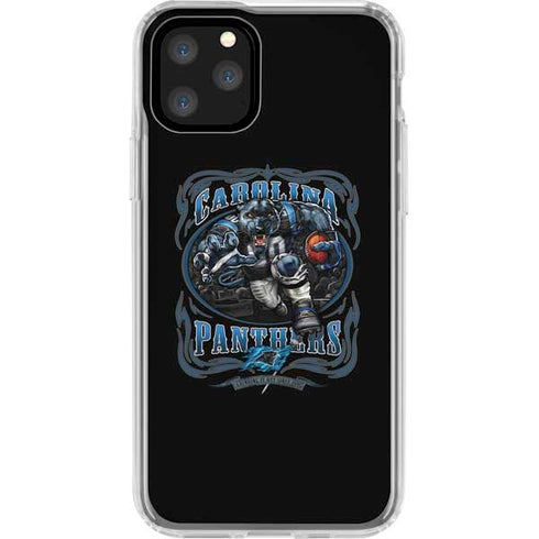 Liquid Blue NFL Carolina Panthers Running Back iPhone 11 Pro Clear Case