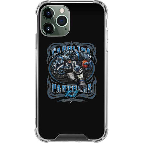 Liquid Blue NFL Carolina Panthers Running Back iPhone 11 Pro Max Clear Case