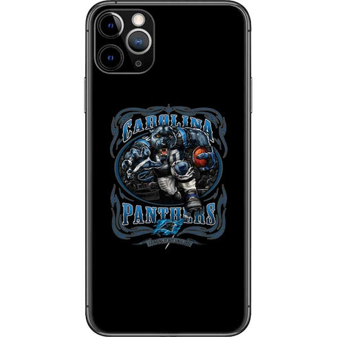 Liquid Blue NFL Carolina Panthers Running Back iPhone 11 Pro Max Skin