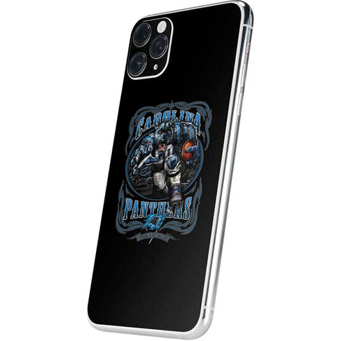 Liquid Blue NFL Carolina Panthers Running Back iPhone 11 Pro Max Skin