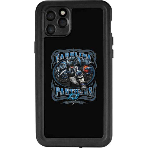 Liquid Blue NFL Carolina Panthers Running Back iPhone 11 Pro Max Waterproof Case