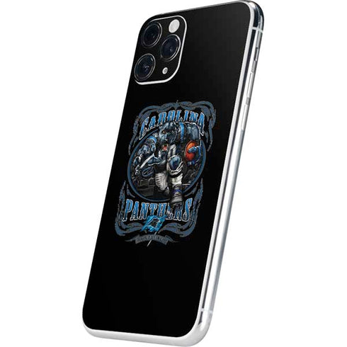 Liquid Blue NFL Carolina Panthers Running Back iPhone 11 Pro Skin