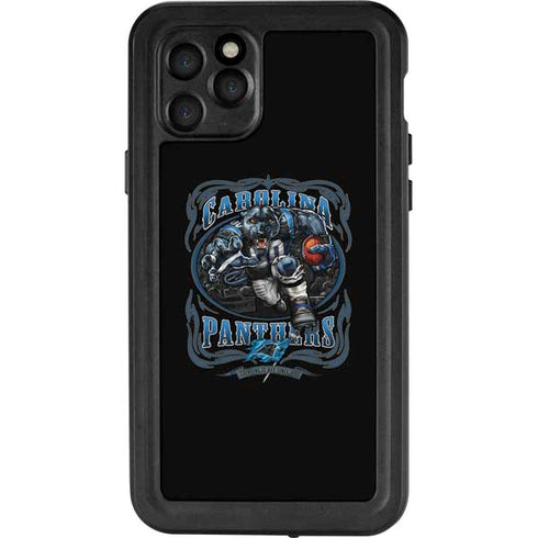 Liquid Blue NFL Carolina Panthers Running Back iPhone 11 Pro Waterproof Case