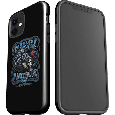 Liquid Blue NFL Carolina Panthers Running Back iPhone 12 Impact Case