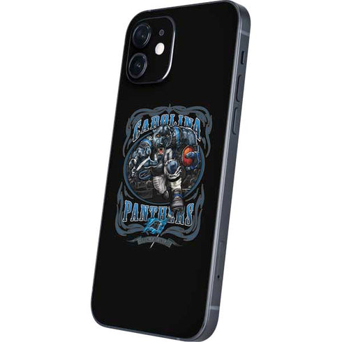 Liquid Blue NFL Carolina Panthers Running Back iPhone 12 Mini Skin