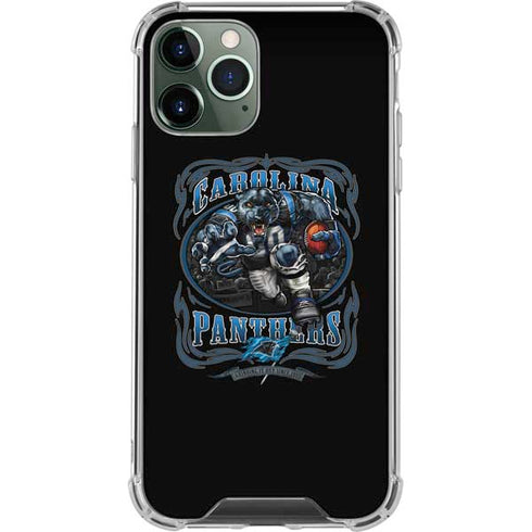 Liquid Blue NFL Carolina Panthers Running Back iPhone 12 Pro Clear Case