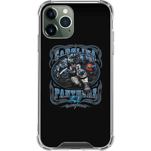 Liquid Blue NFL Carolina Panthers Running Back iPhone 12 Pro Max Clear Case