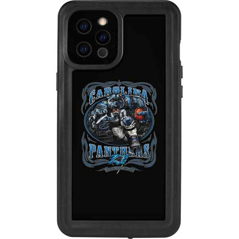 Liquid Blue NFL Carolina Panthers Running Back iPhone 12 Pro Max Waterproof Case