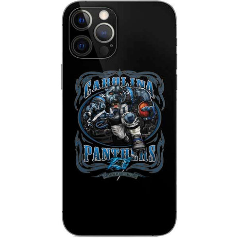 Liquid Blue NFL Carolina Panthers Running Back iPhone 12 Pro Skin