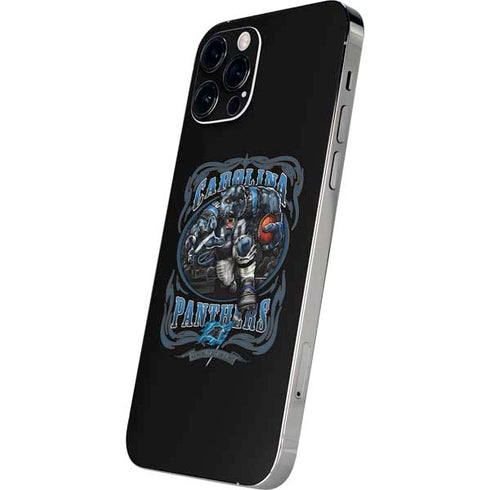 Liquid Blue NFL Carolina Panthers Running Back iPhone 12 Pro Skin