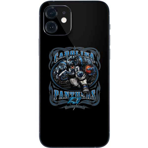 Liquid Blue NFL Carolina Panthers Running Back iPhone 12 Skin
