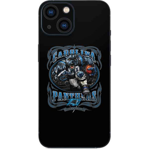 Liquid Blue NFL Carolina Panthers Running Back iPhone 13 Mini Skin