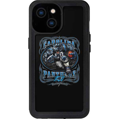 Liquid Blue NFL Carolina Panthers Running Back iPhone 13 Mini Waterproof Case