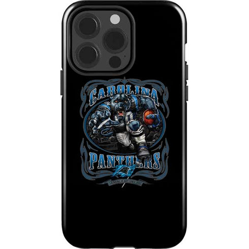 Liquid Blue NFL Carolina Panthers Running Back iPhone 13 Pro Impact Case