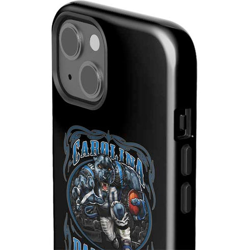 Liquid Blue NFL Carolina Panthers Running Back iPhone 15 Plus Impact Case