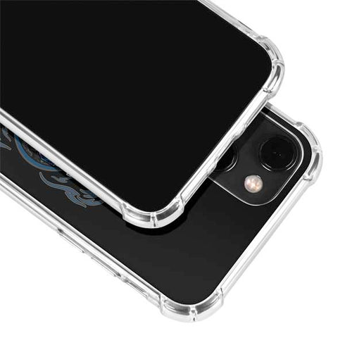 Liquid Blue NFL Carolina Panthers Running Back iPhone 14 Plus Clear Case