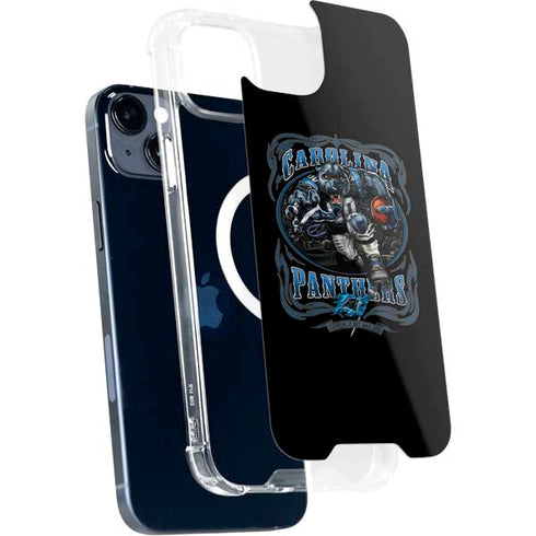 Liquid Blue NFL Carolina Panthers Running Back iPhone 15 Plus MagSafe Case