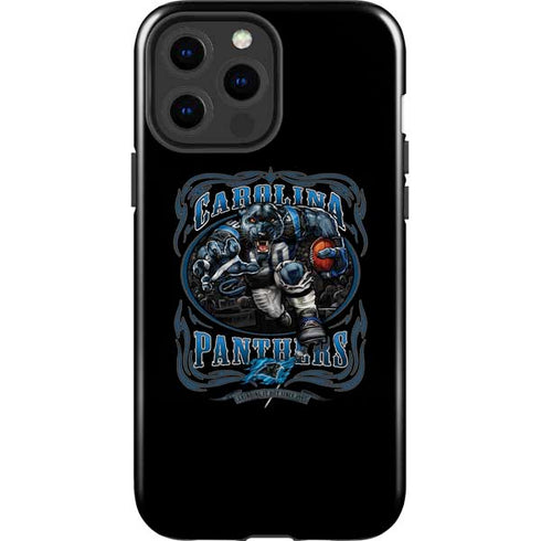 Liquid Blue NFL Carolina Panthers Running Back iPhone 15 Pro Max Impact Case