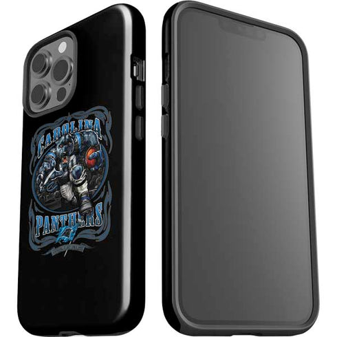 Liquid Blue NFL Carolina Panthers Running Back iPhone 15 Pro Max Impact Case