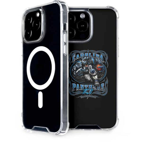 Liquid Blue NFL Carolina Panthers Running Back iPhone 15 Pro Max MagSafe Case