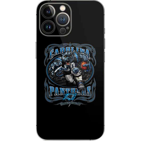 Liquid Blue NFL Carolina Panthers Running Back iPhone 14 Pro Max Skin