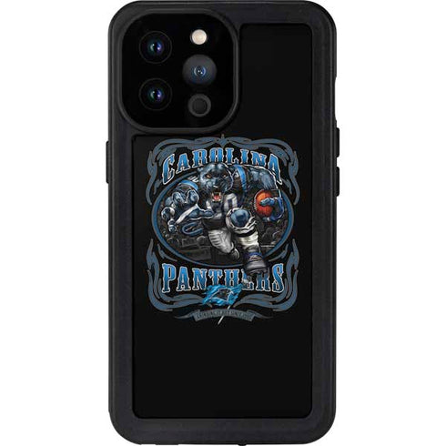Liquid Blue NFL Carolina Panthers Running Back iPhone 14 Pro Max Waterproof Case