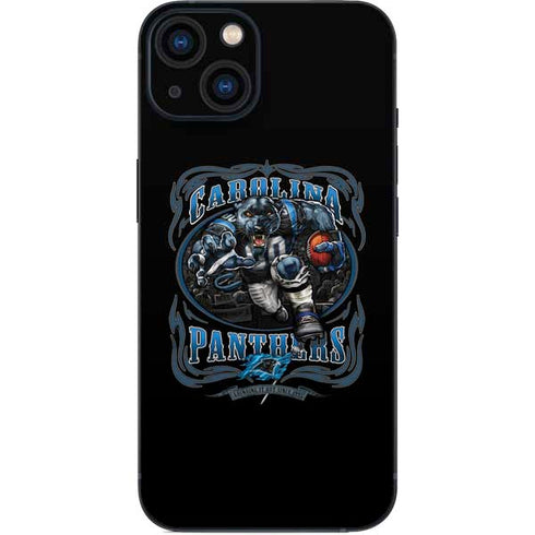 Liquid Blue NFL Carolina Panthers Running Back iPhone 14 Skin